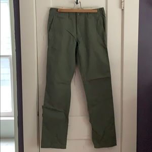 Green Uniqlo Chinos